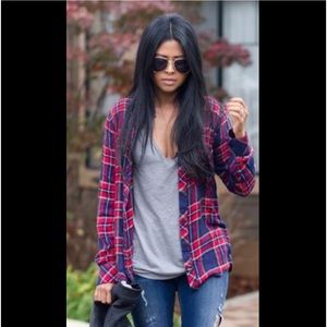 JCrew Plaid Long Sleeve Shirt XXS